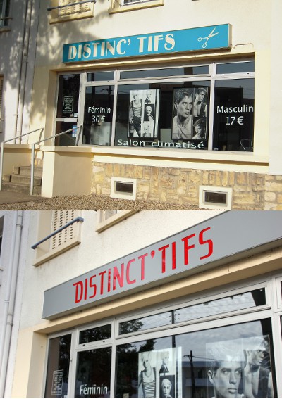 Distinc'tif Changement d'enseigne pour Distinc'tifs